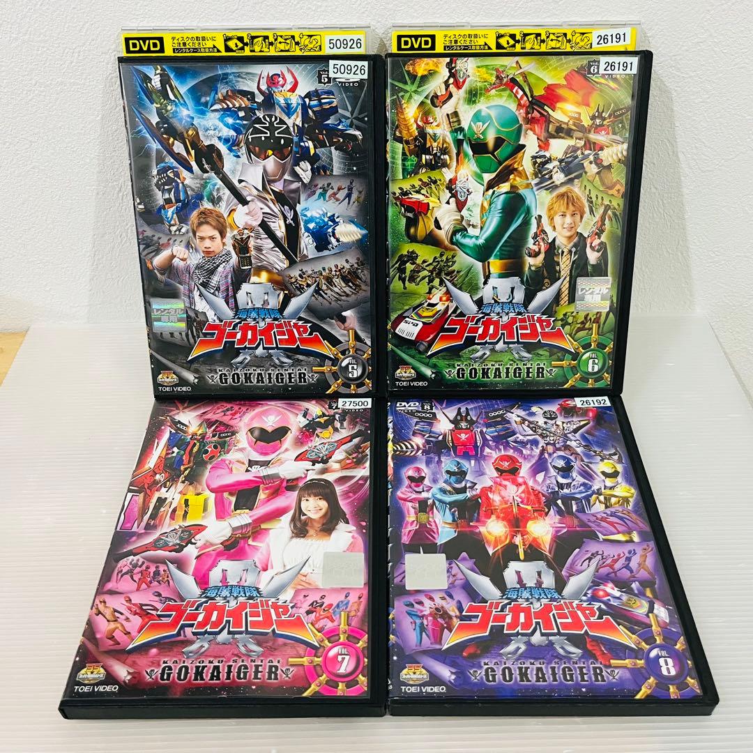 海賊戦隊 ゴーカイジャー 全12巻+1巻セット レンタル使用済DVD - メルカリ