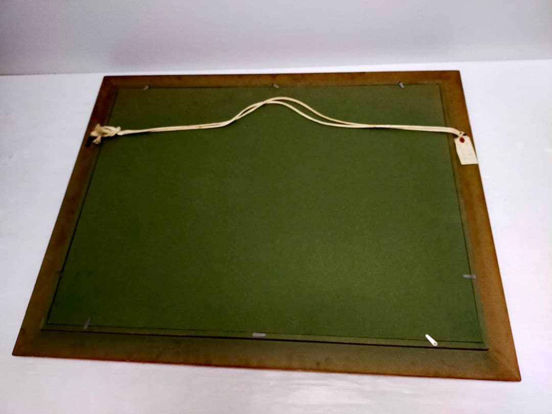 希少】若井良一「 雪の白樺林 」 大作 油彩 元三軌会員、文部大臣奨賞