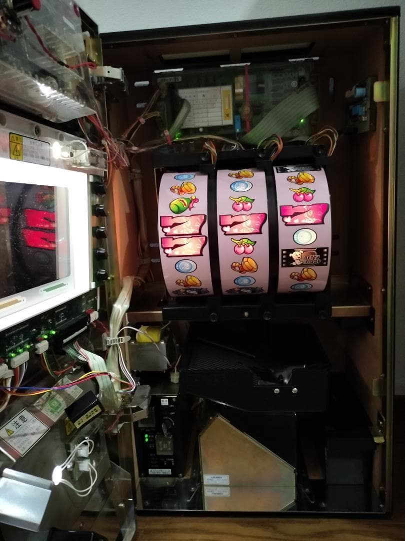 パチスロ実機】サミー☆ベティ・ブープS【オートプレイ付コイン不要機