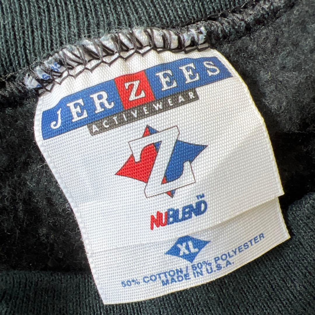 90s USA製 JERZEES ジャージーズ プレーン スウェット 無地 黒 - メルカリ