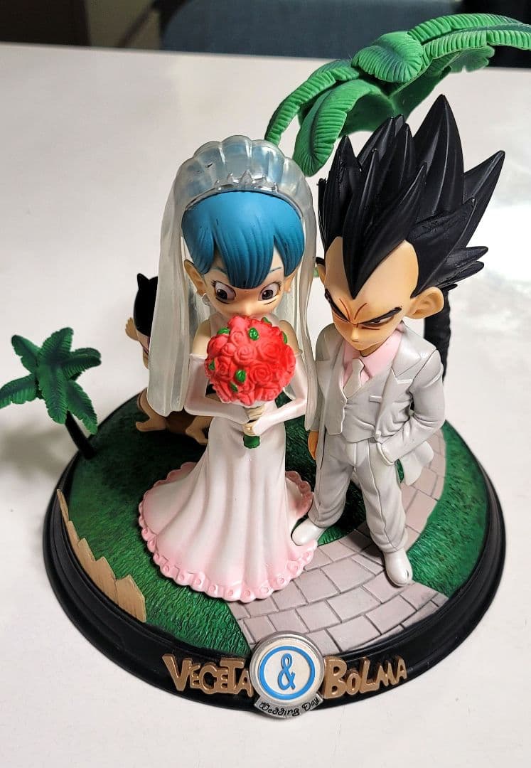 ベジータ ブルマ トランクス 結婚式 ウェディング フィギュア - メルカリ