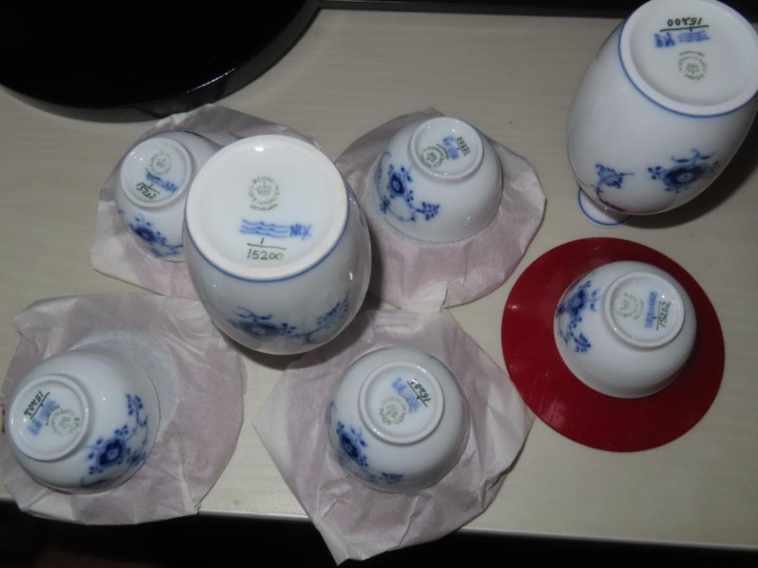 未使用品 ロイヤルコペンハーゲン ブルーフルーテッド 酒器揃い 徳利