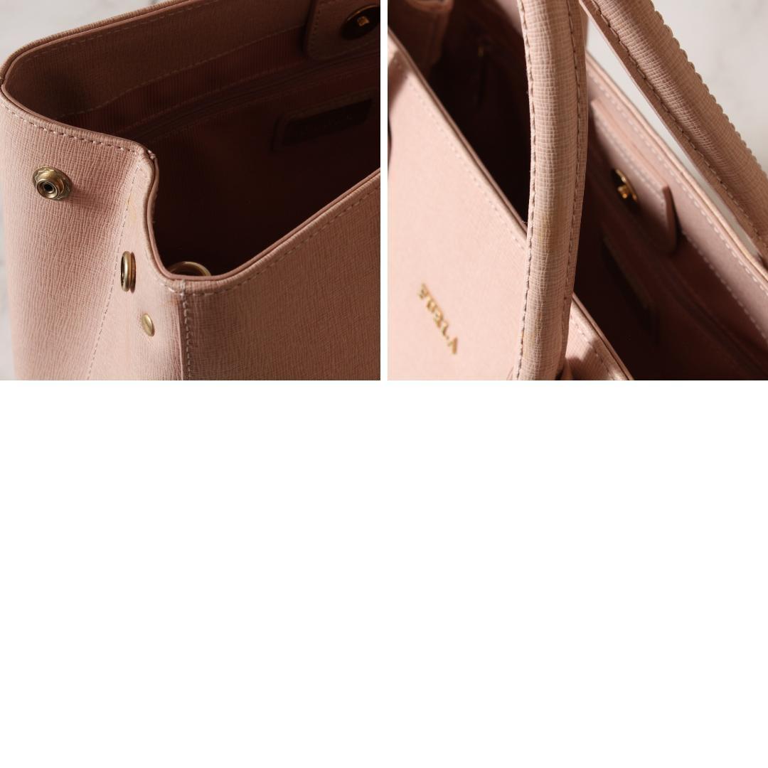 ✨極美品✨ フルラ LINDA トートバッグ 肩掛け 2way くすみピンク