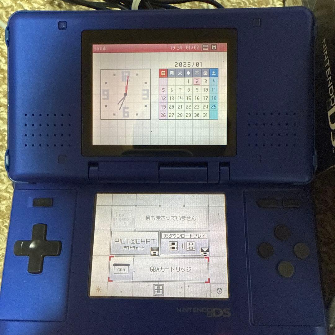 ニンテンドーDS 北米版 エレクトリックブルー 初代DS - メルカリ
