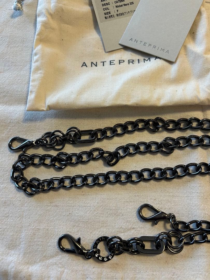 アンテプリマ カテナチェーン ブラック - メルカリ