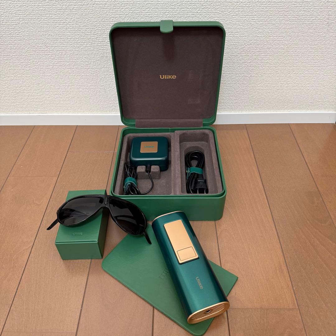 Ulike 脱毛器 グリーン ケース付き - メルカリ