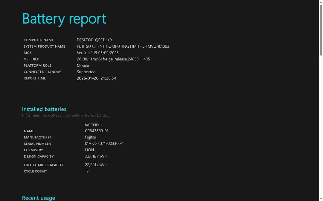 使用少超美品 LIFEBOOK UH i5-1335U 16GB Office他 - メルカリ