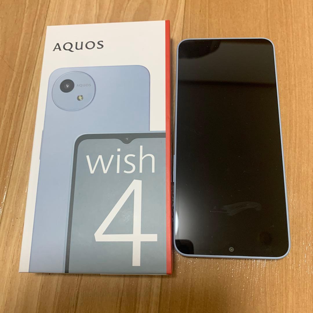 新品　SHARP SH-52E 本体箱付き　Android SHARP AQUOS wish4 SH-52E 6.6インチ メモリー4GB ストレージ64GB