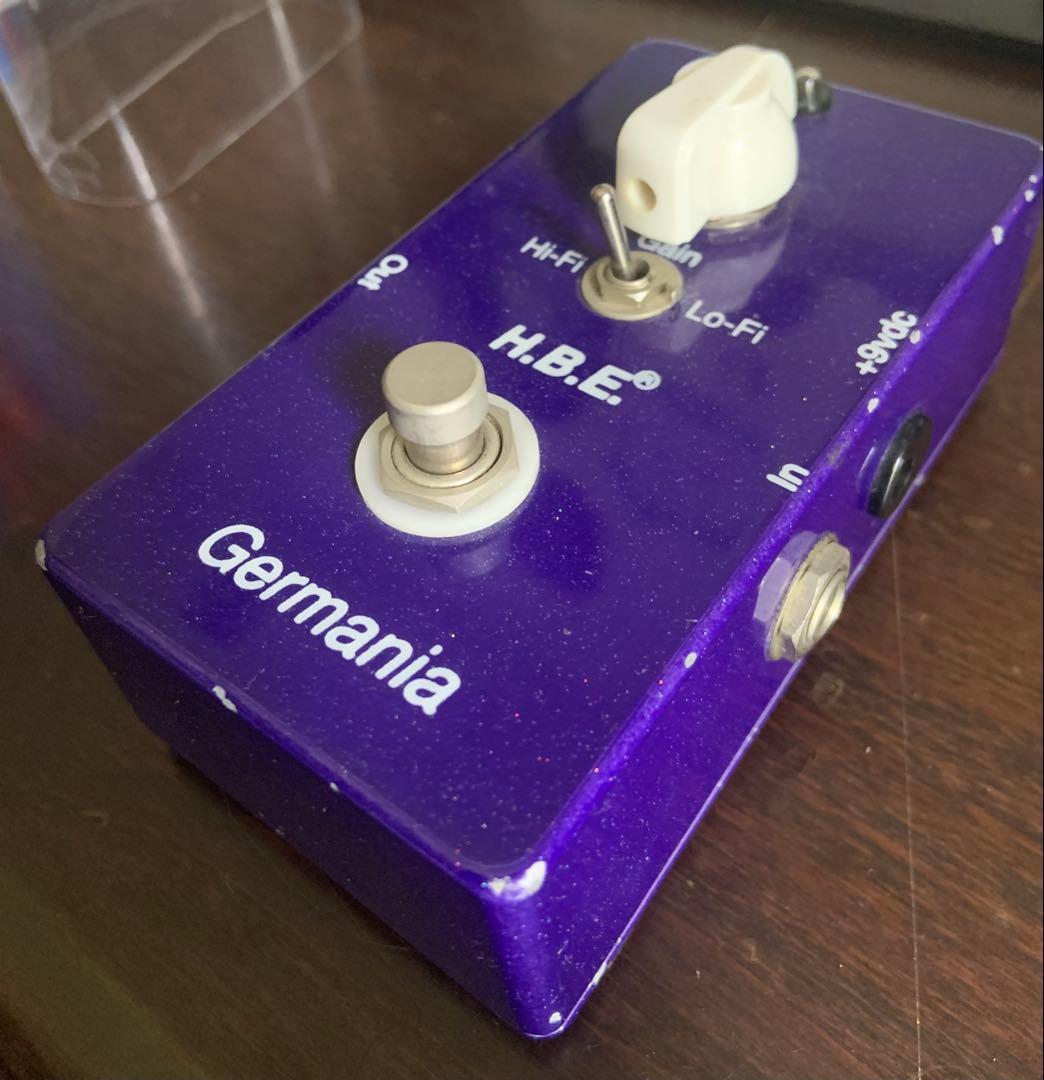 H.B.E. Germania ギターエフェクター　ブースター Benson Amps GERMANIUM BOOST｜ゲルマニウム・トランジスターを使用