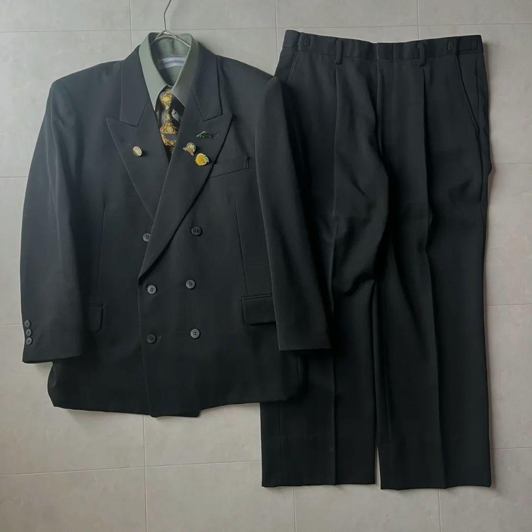 豪華5点セット✨小さめ✨vintage ダブルスーツ VERSACEシルクタイ メンズ デザイナーブレザー & スーツ | ヴェルサーチェ 日本