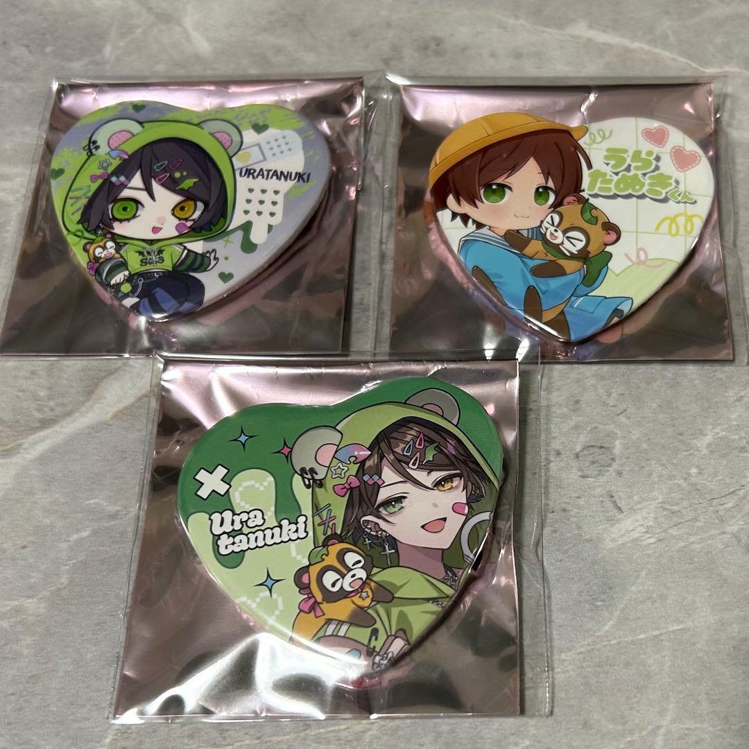 うらたぬき 缶バッジ そらまふうらさか2026 そまうさ - メルカリ