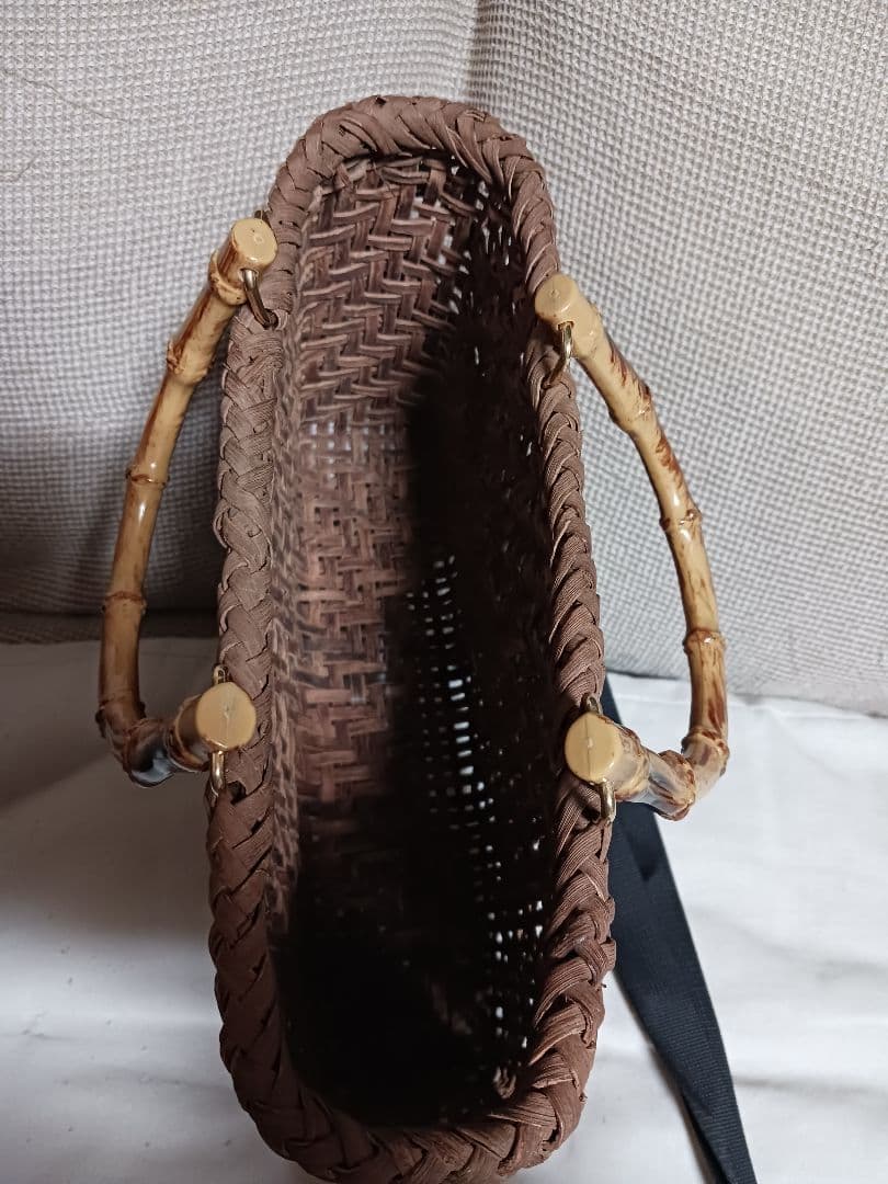 未使用】 山葡萄かごバック 国産 2wayショルダーの通販はau PAY