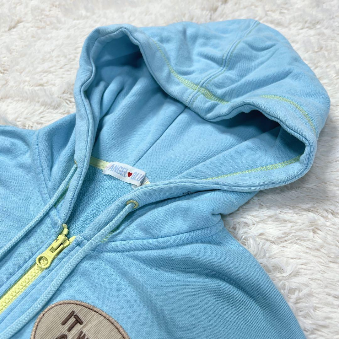 ANGEL BLUE エンジェルブルー フーD パーカー ナカムラくん 140 - メルカリ