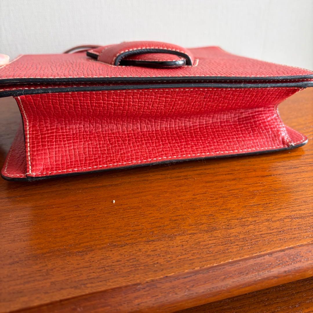 LOEWE バルセロナ レッド スクエアハンドバッグ - メルカリ