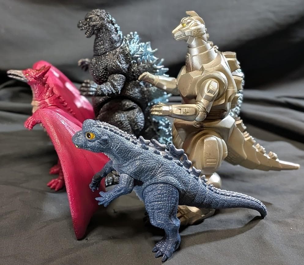 平成VSシリーズ ゴジラ・ベビー・メカゴジラ・ラドン（バンダイ）4体