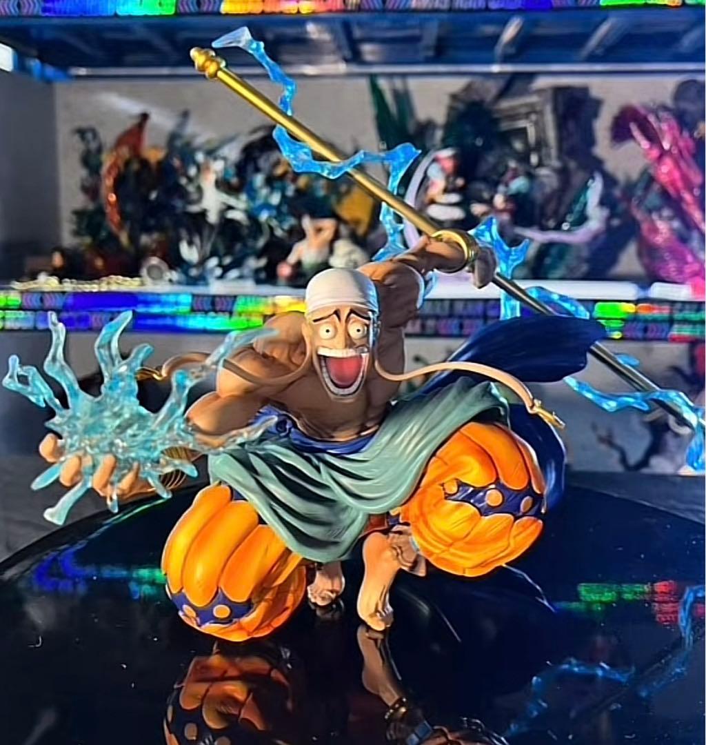 ワンピース POP エネル 雷神 フィギュア ガレージキット - メルカリ