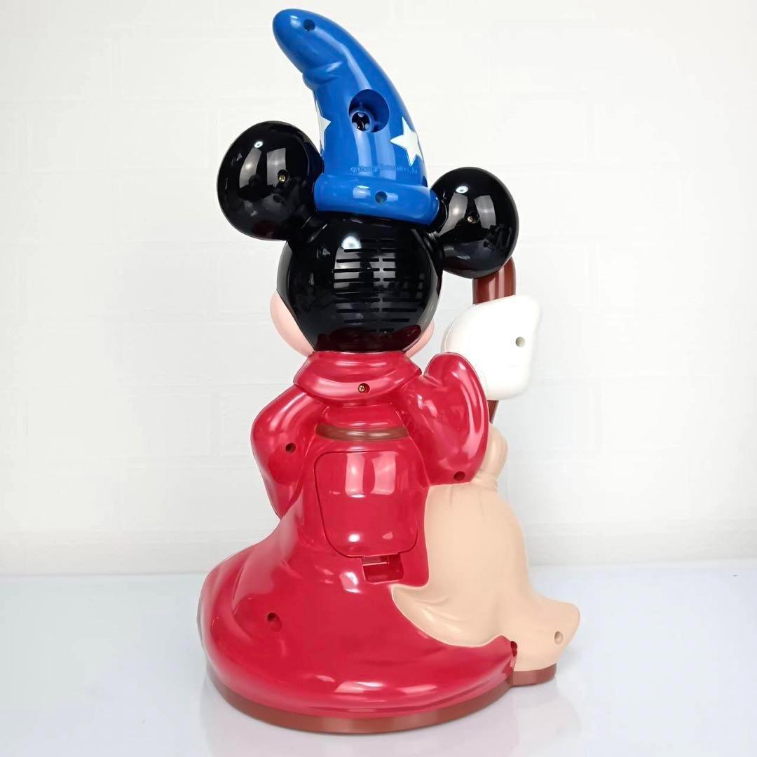 超希少 動作品☆ミッキーマウス 魔法使いの弟子 トーキング クロック