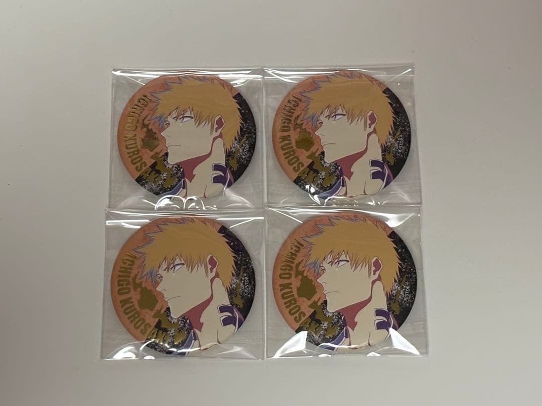 BLEACH 千年血戦篇 黒崎一護 トレーディングジュエル缶バッジ - メルカリ