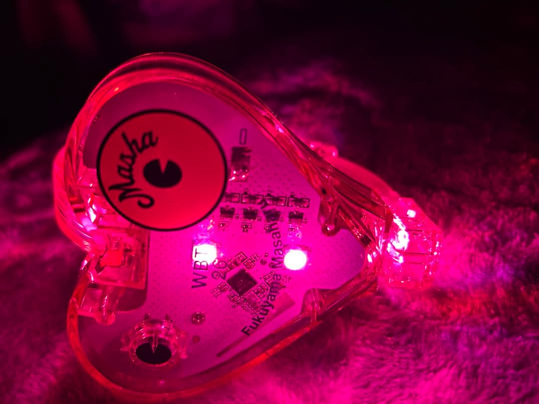 福山雅治 グッズ シンクロライトバングル2026 クリアピンク WBT26