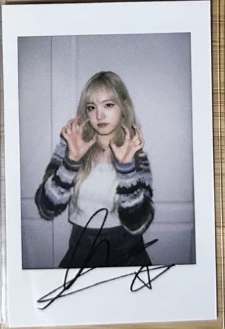 IVE 青島 サイン会 一直娱 yzy3.0 中華 ポラロイド コンプセット