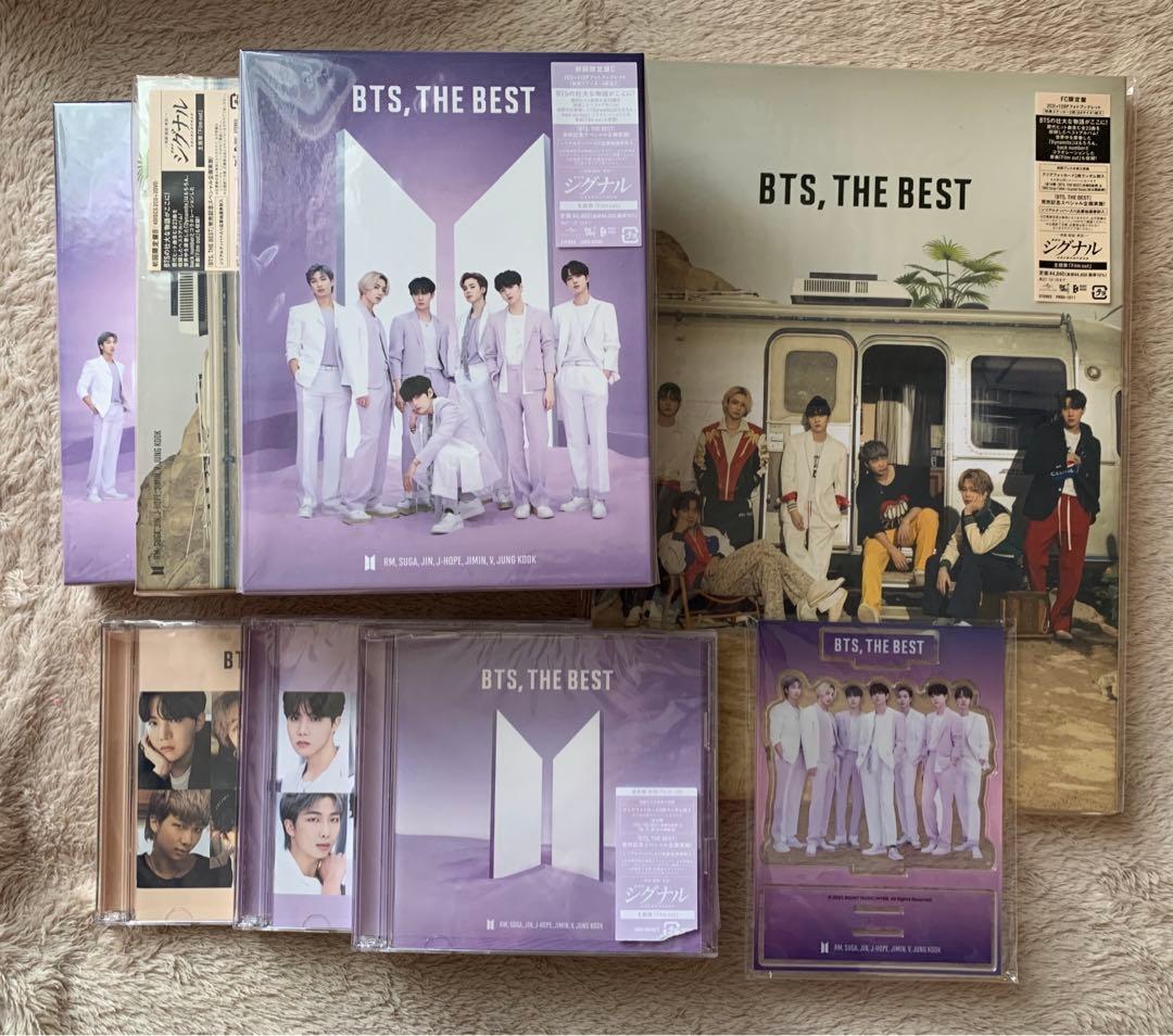 BTS THE BEST アルバム 全形態 7セット トレカ、アクスタ付き - メルカリ