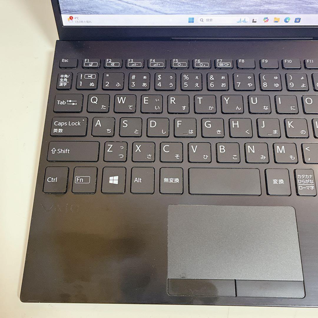 VAIO 軽量 薄型 SSD 初期設定済 Windows11 ノートパソコン - メルカリ