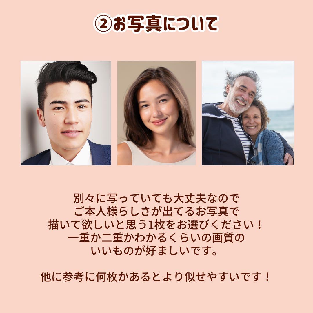 7名さま A3サイズ【似顔絵オーダー】用紙のみ