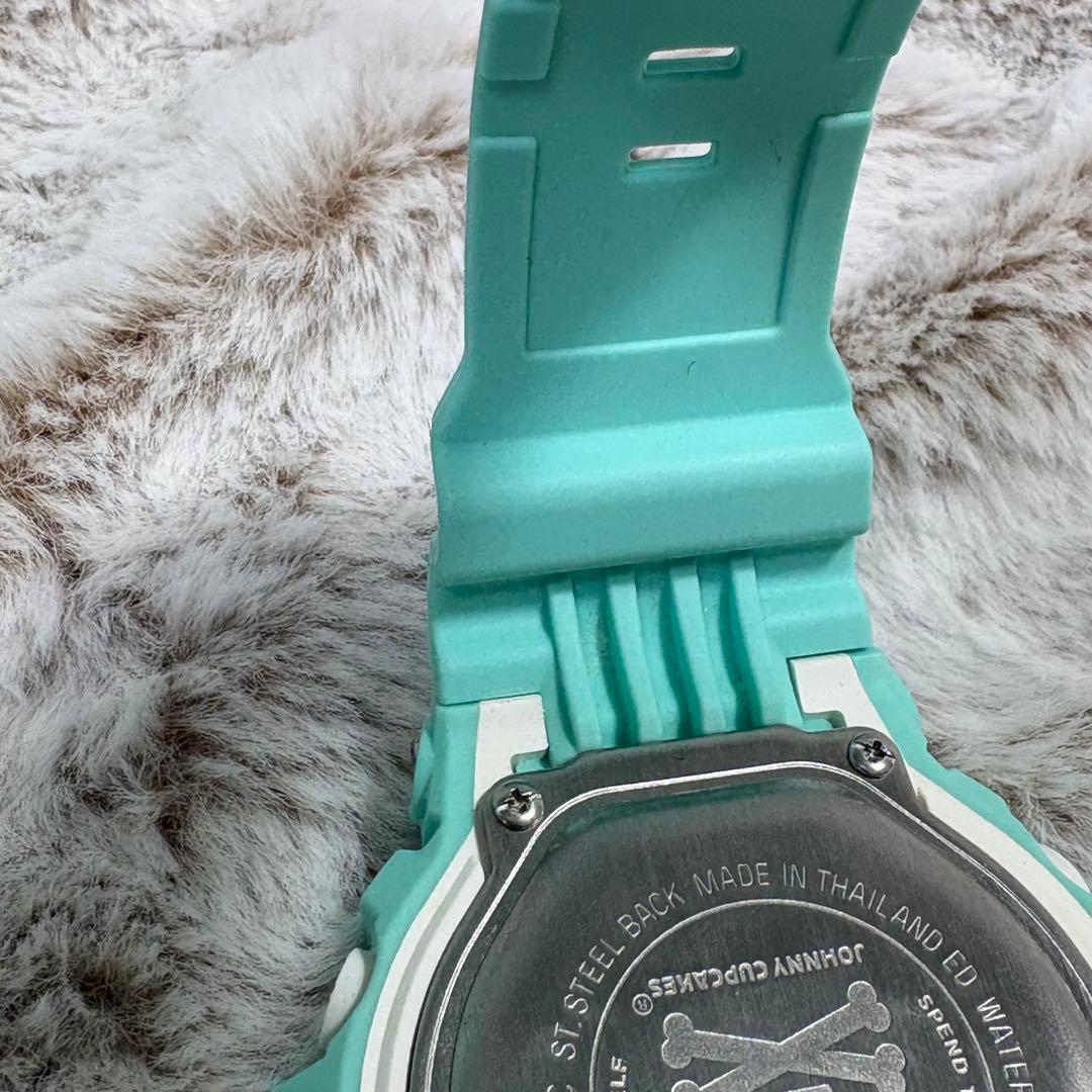 希少 G-SHOCK コラボ ジョニーカップケーキ デジタル ミントグリーン