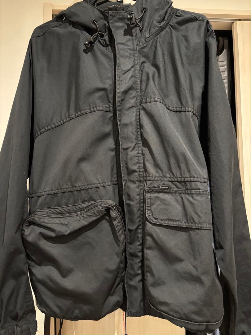 Supreme ブラック ナイロンジャケット Sサイズ