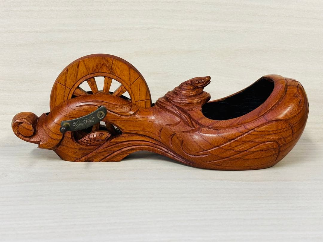 墨壺 成孝作 彫刻師 真保成孝 大工道具 墨壺 墨坪 墨つぼ すみつぼ 蛇