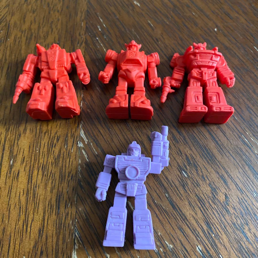 トランスフォーマー 消しゴム（バンブルビー、フレクター、ストリーク