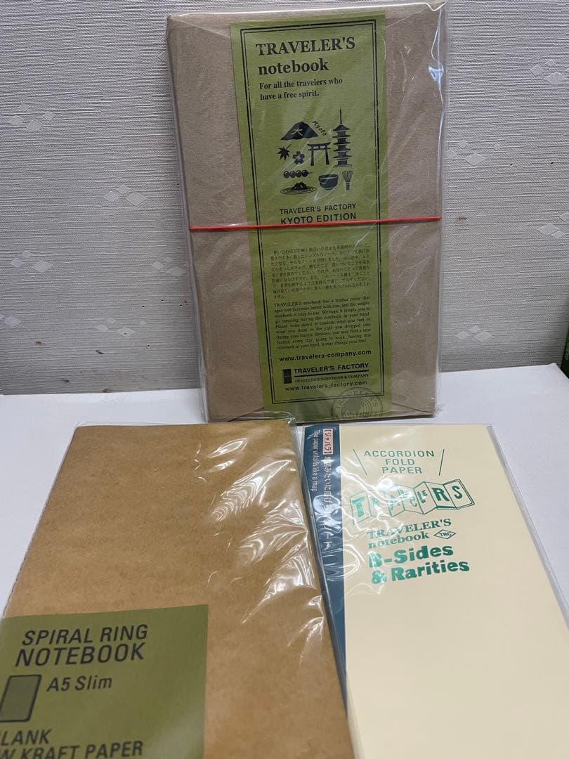 トラベラーズノート　京都限定とリフィル トラベラーズファクトリー 京都 限定 リフィル 3冊セット トラベラーズ