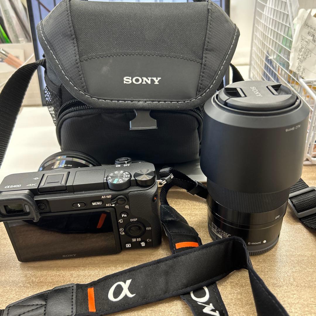 SONY α6400 ミラーレス一眼 本体とレンズ α6400 ミラーレス一眼カメラ パワーズームレンズキット ブラック ILCE