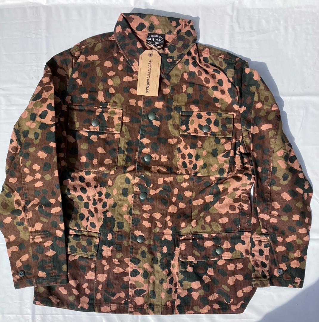 WW2 ドイツ軍 独Strum M44ドット迷彩上着 レプリカ G52 - メルカリ