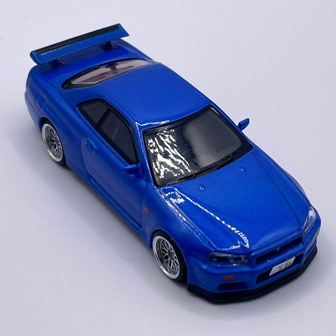 1/64 MINIGT 日産 R34 GT-R カスタム品 BBS - メルカリ