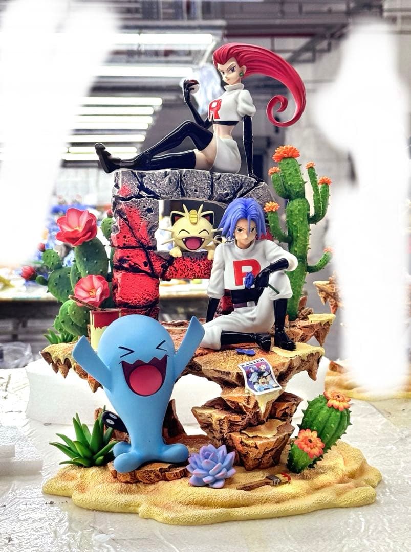 ポケモンガレージキット　Team Rocket フィギュア EGG Studio NEW Egg Studio - Team Rocket Pokemon Resin Statue | eBay