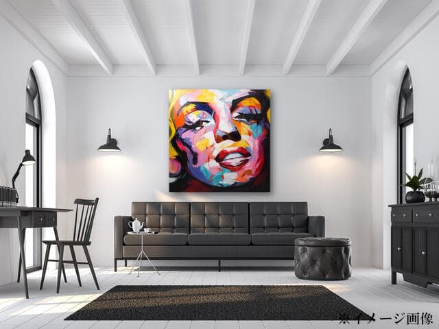 \"マリリン\" 特大ペンキアート 絵 一点物 店舗 展示品 送料無料