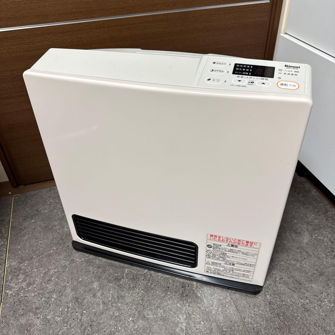 美品 リンナイ　都市ガス用ガスファンヒーター　SRC-364E Amazon | リンナイ：ガスファンヒーター都市ガス用（12A13A）(パステル