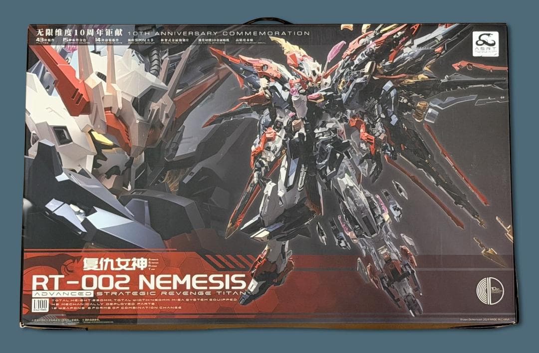 海外限定・正規品】ネメシス 復讐女神 1/100 未組立 大型プラモデル