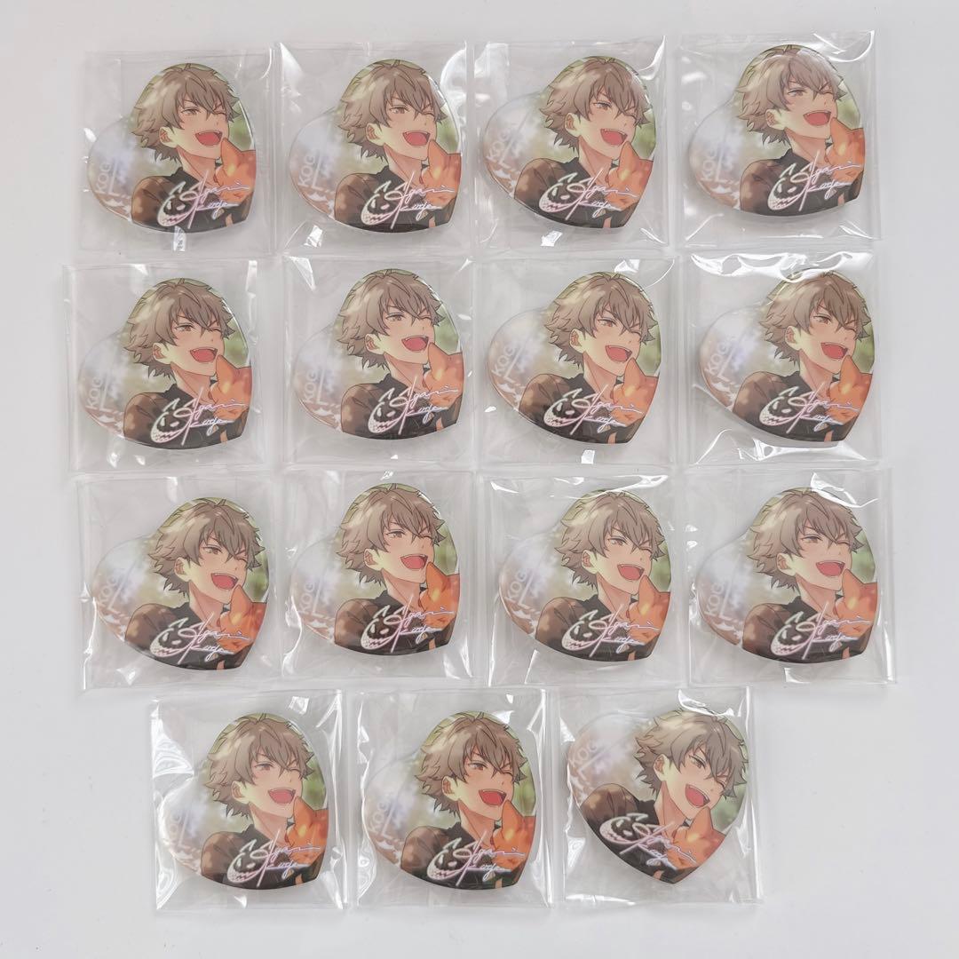 あんスタ 大神晃牙 願望缶バッジ 中国 ハート缶バッジ - メルカリ