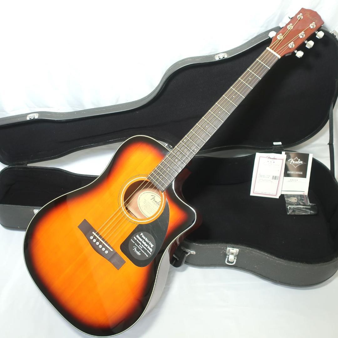 ほぼ未使用 Fender CD-60CE エレアコ ギター 純正ハードケース付 Yahoo!オークション -「fender cd-60ce」(本体) (アコースティック