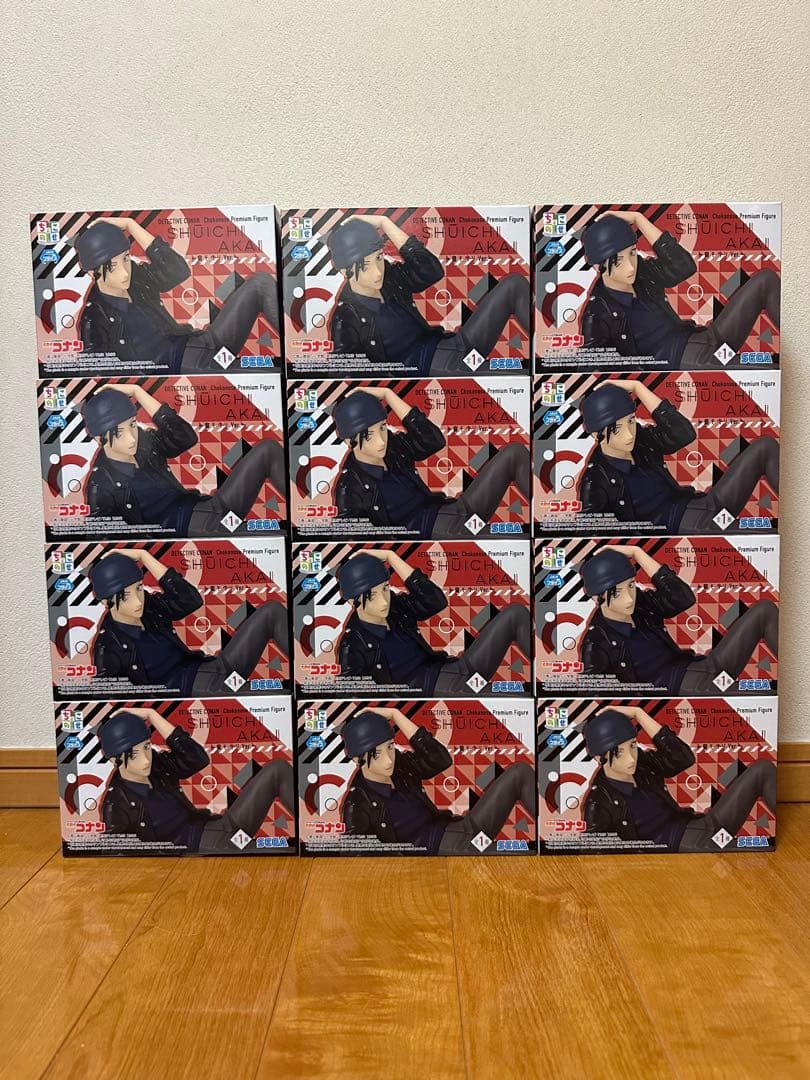 名探偵コナン ちょこのせ プレミアム 赤井秀一 寝そべりver. 計12個