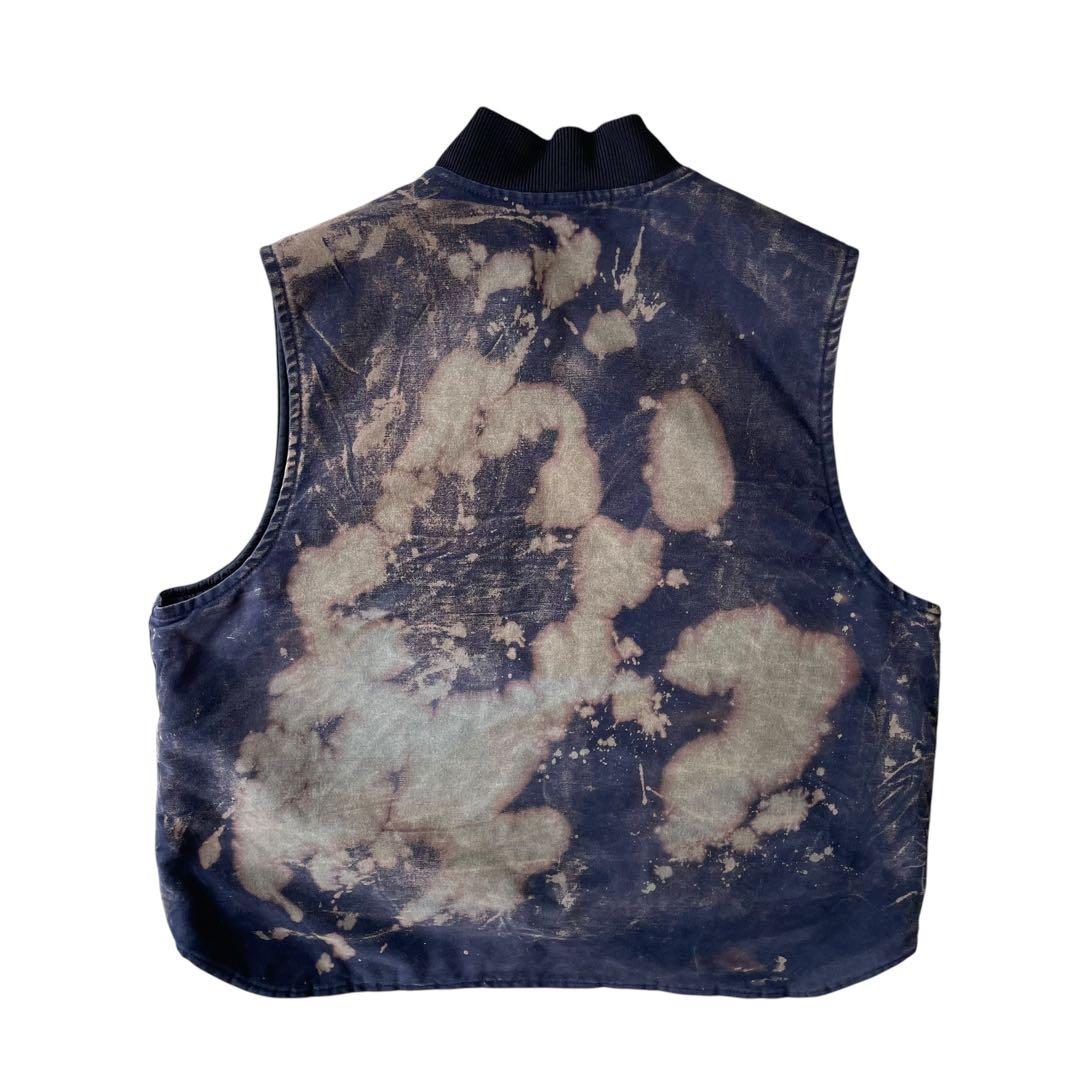 鬼フェード 雰囲気極上 カーハート ネイビー ダックベスト 90s~ - メルカリ