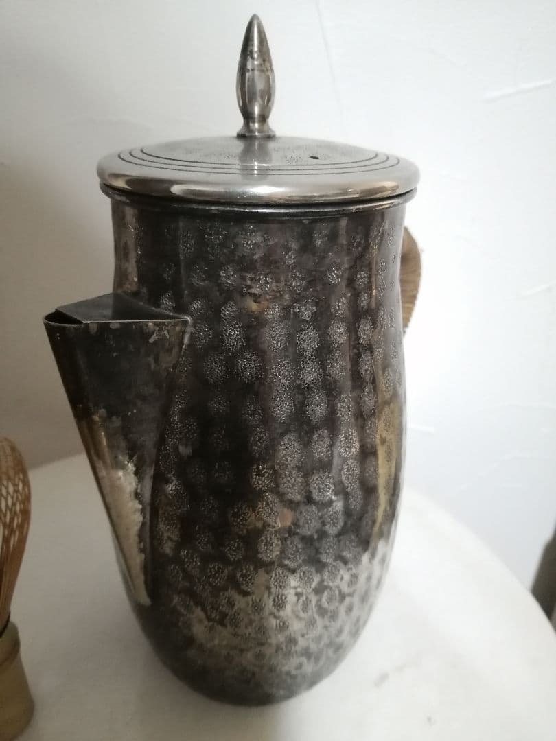 シルバー silver 銀張り ティーポット 450g Royal Familyシルバーティーポット - サラグレース