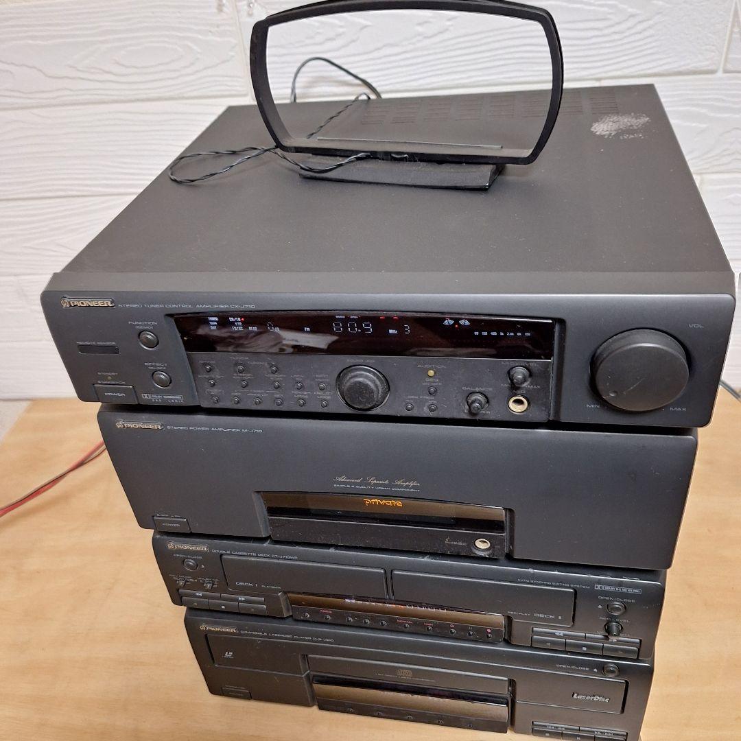 Pioneer private J710 コンポ LD/カセット現状品 - メルカリ