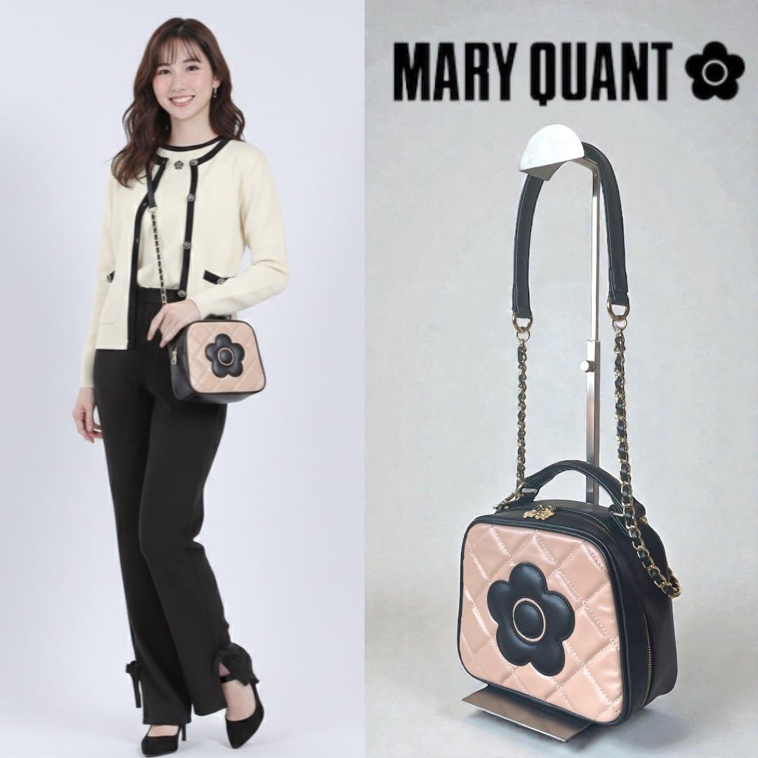 極美品☆マリークワント 2way ショルダーバッグ ハンドバッグ