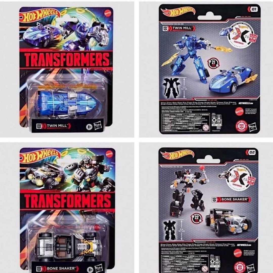 ハズブロトランスフォーマー × ホットウィール 2体セット出品 ハズブロ トランスフォーマー X ホットウィール コラボシリーズ 2025