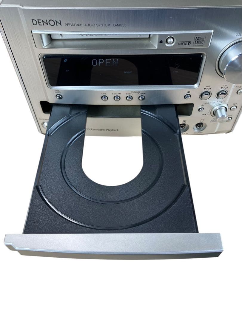 DENON デノン D-MG33 CD/MDミニコンポ MDデッキ ステレオ