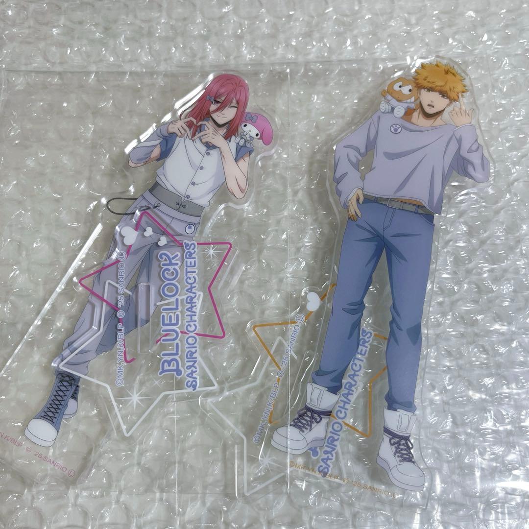 ブルーロック サンリオコラボ アクリルスタンド千切 豹馬 國神 錬介 2