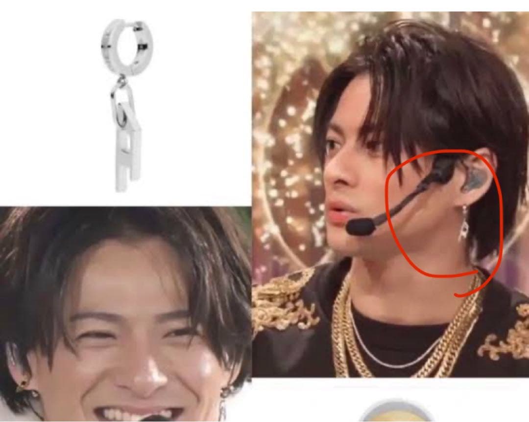 NUMBER_I 平野紫耀着用 ディーゼル ピアス - メルカリ